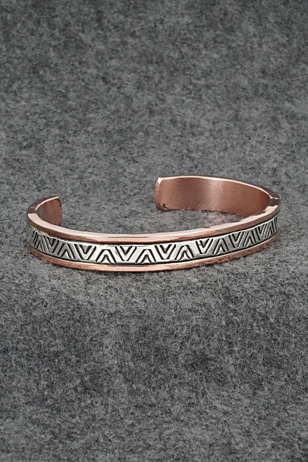 Copper & Sterling Silver Bracelet - Wylie Secatero