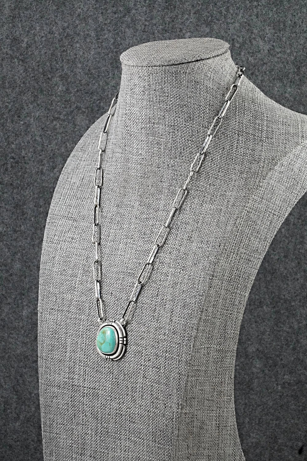 Turquoise & Sterling Silver Necklace - Daniel Benally
