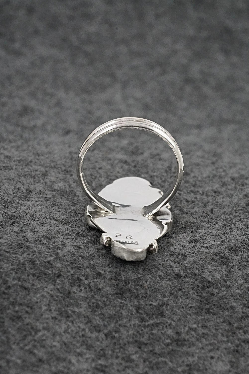 Turquoise & Sterling Silver Ring - Priscilla Reeder - Size 8