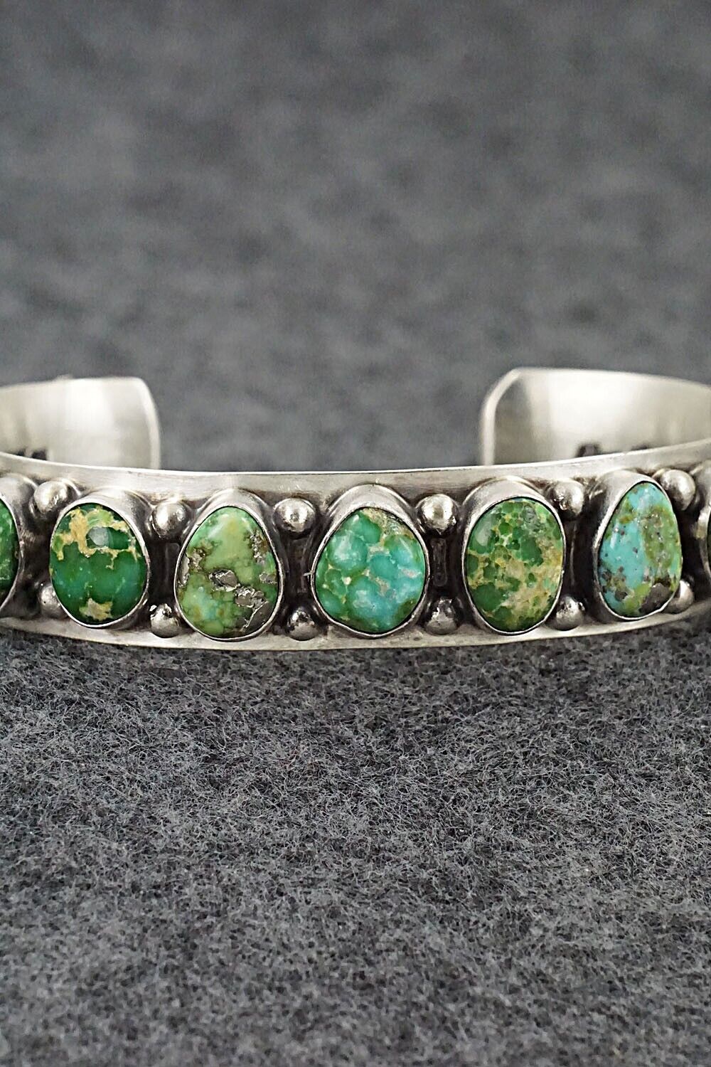 Turquoise & Sterling Silver Bracelet - Tom Lewis