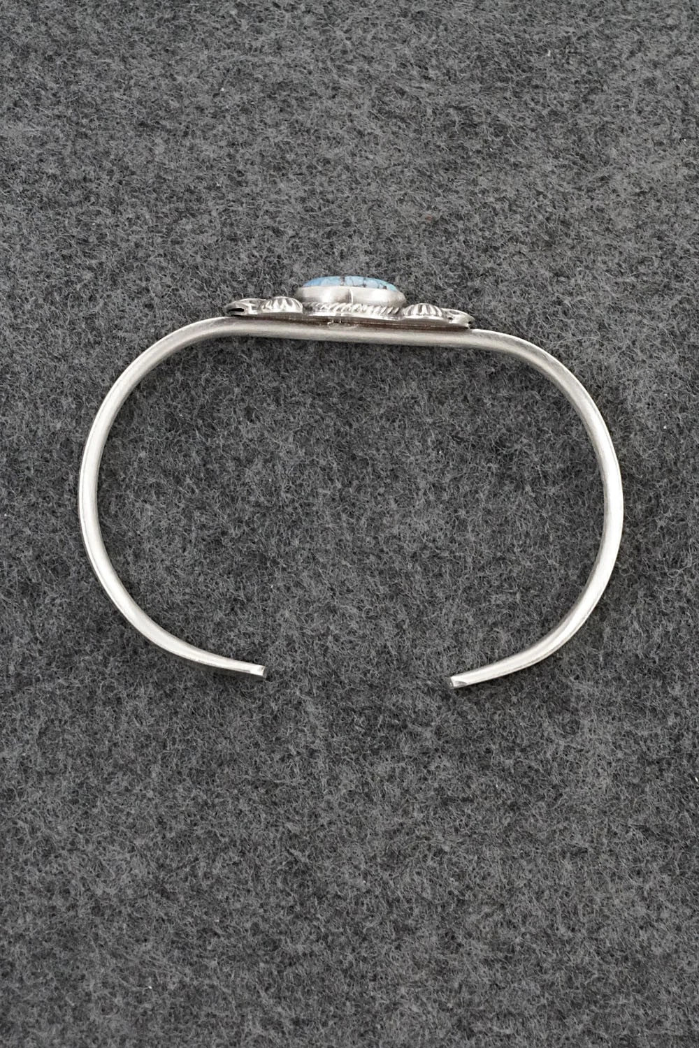Turquoise & Sterling Silver Bracelet - Genevieve Francisco