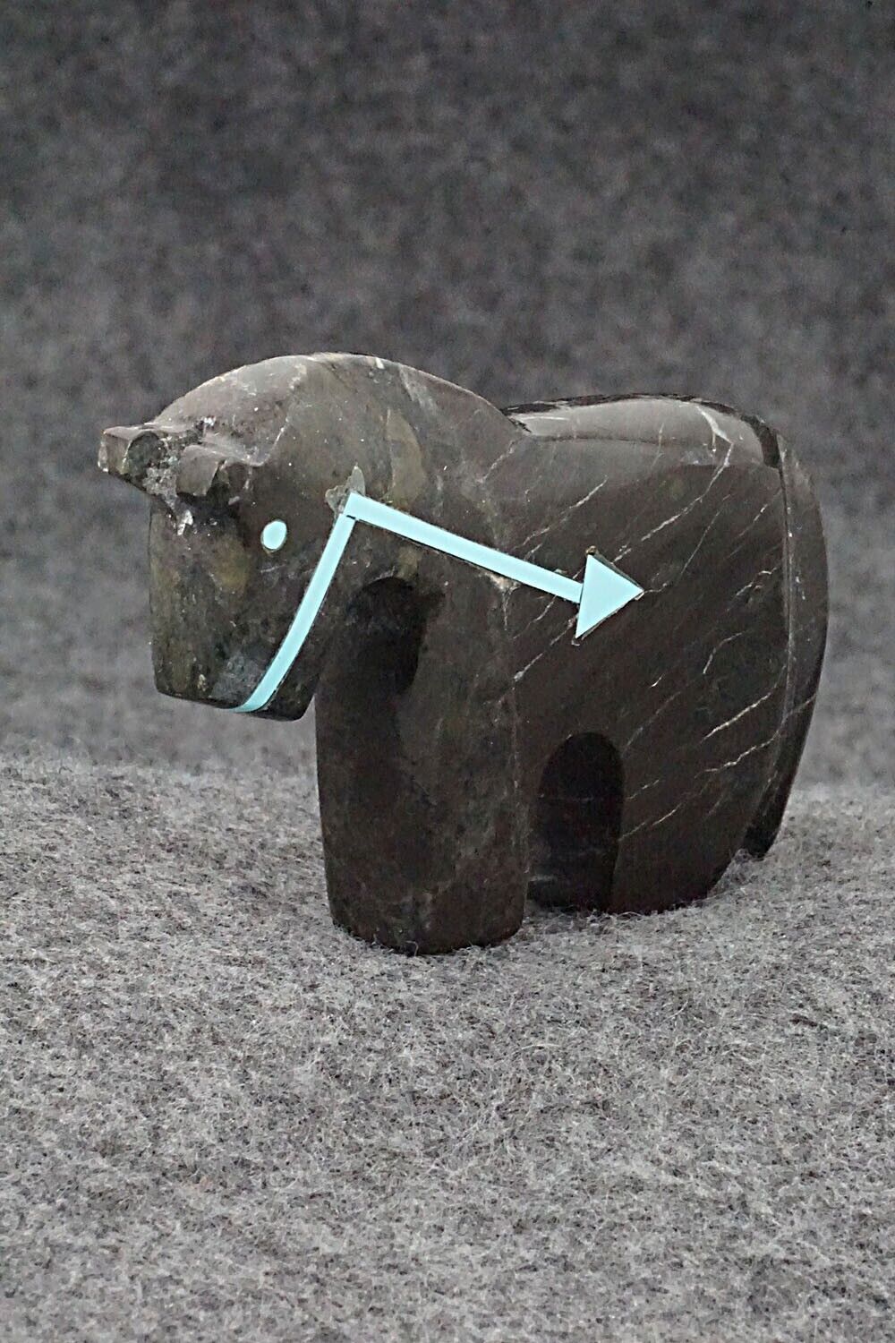 Horse Zuni Fetish Carving - Bernard Laiwakete