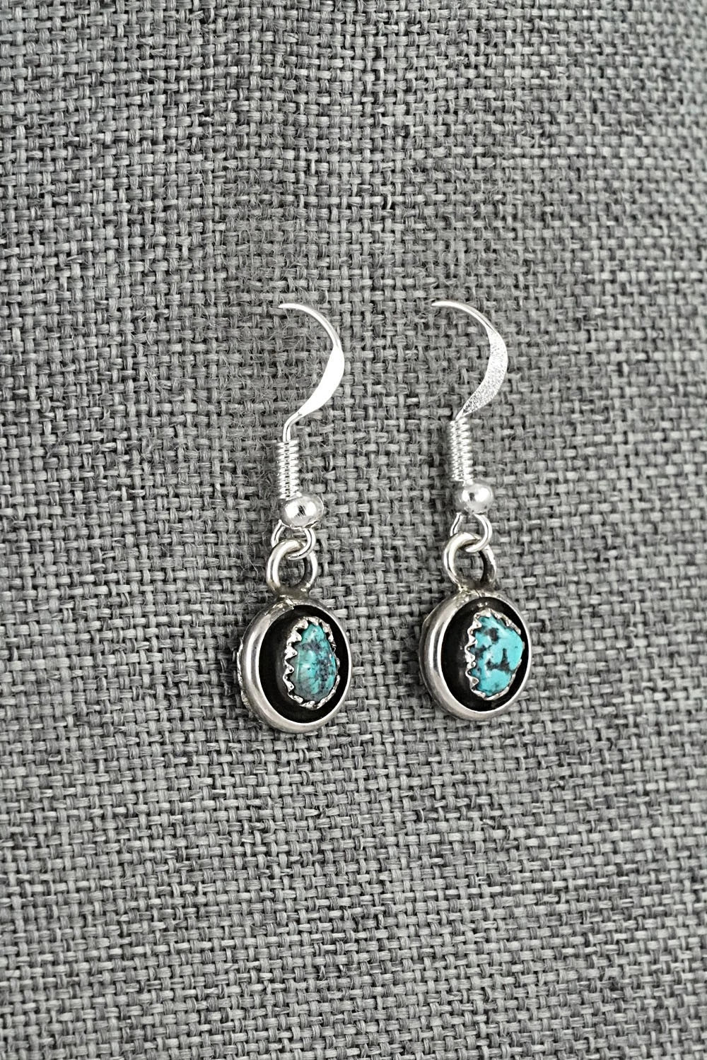 Turquoise & Sterling Silver Squash Blossom Set - Phil Garcia