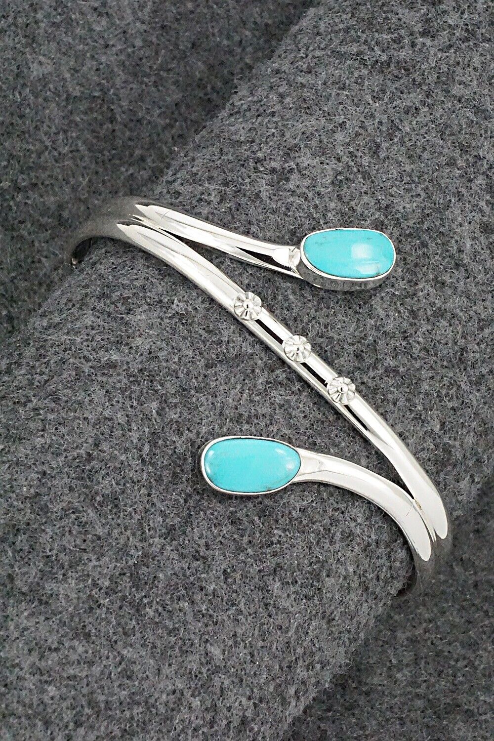 Turquoise & Sterling Silver Bracelet - Thomas Yazzie