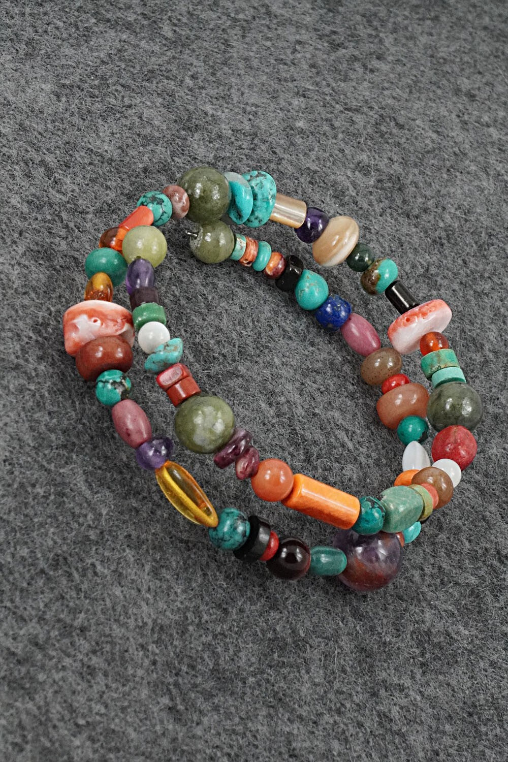 Multi-Stone Beaded Bracelet - Helen Tsosie