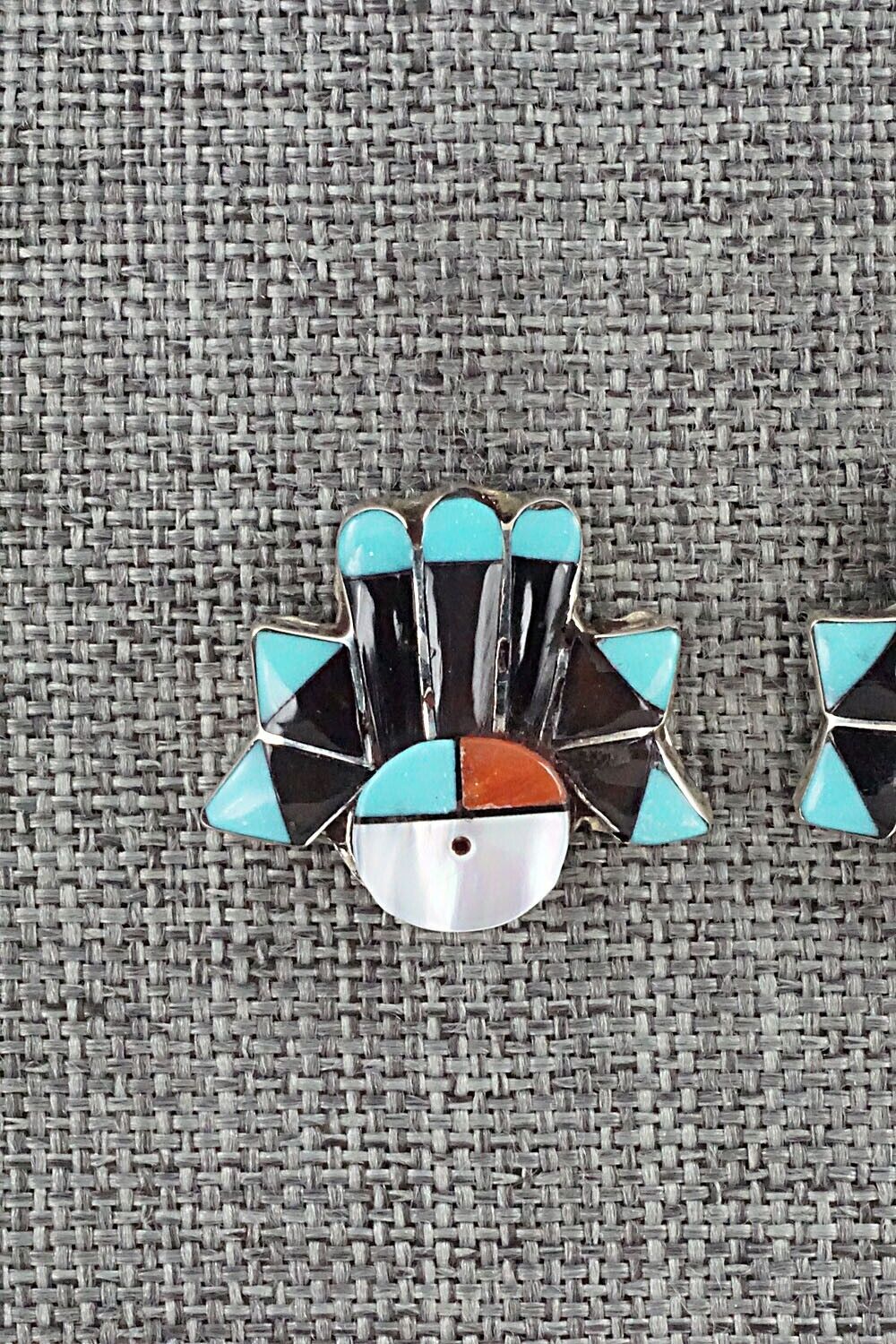 Multi Stone & Sterling Silver Earrings - Clayton Vacit
