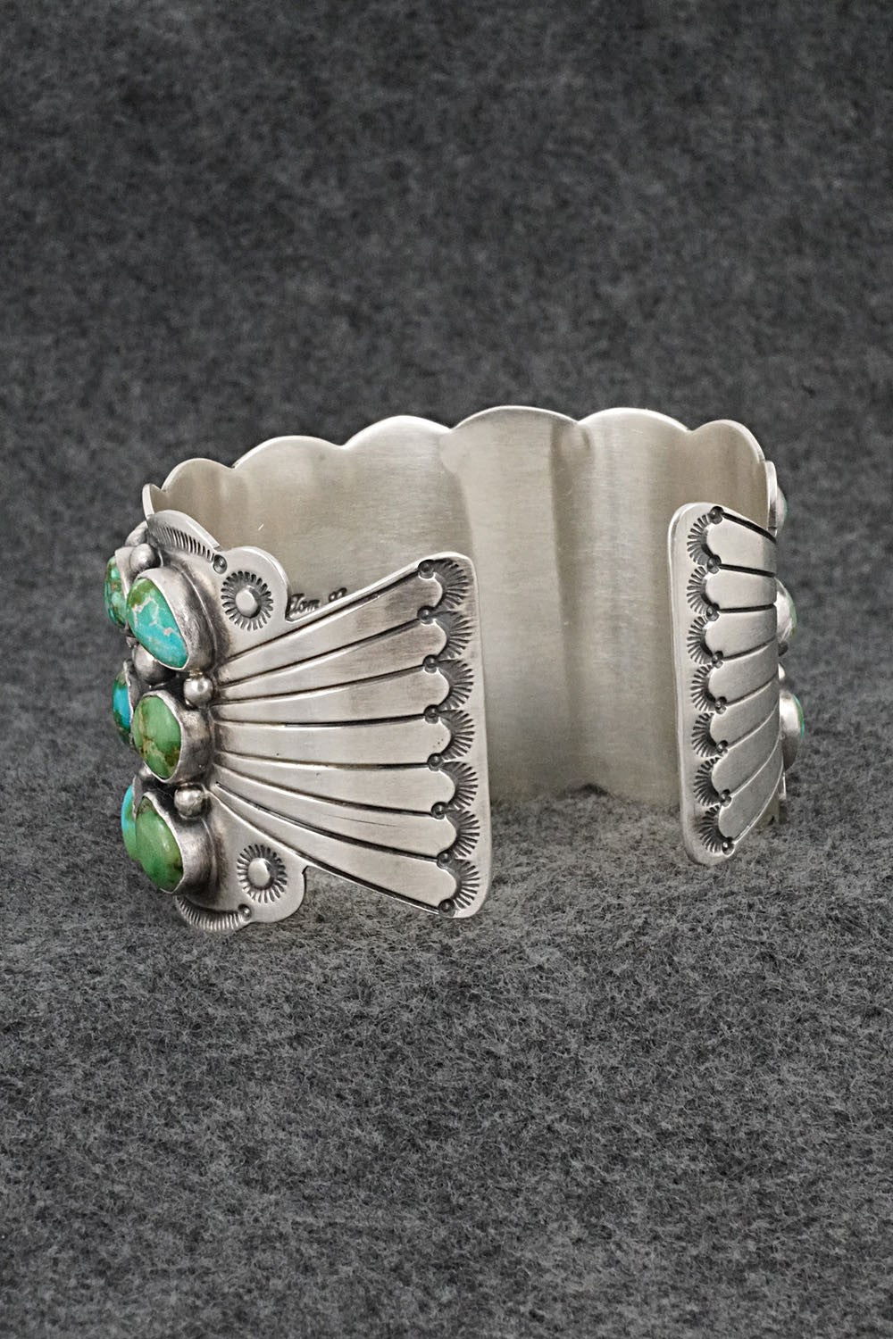 Turquoise & Sterling Silver Bracelet - Tom Lewis