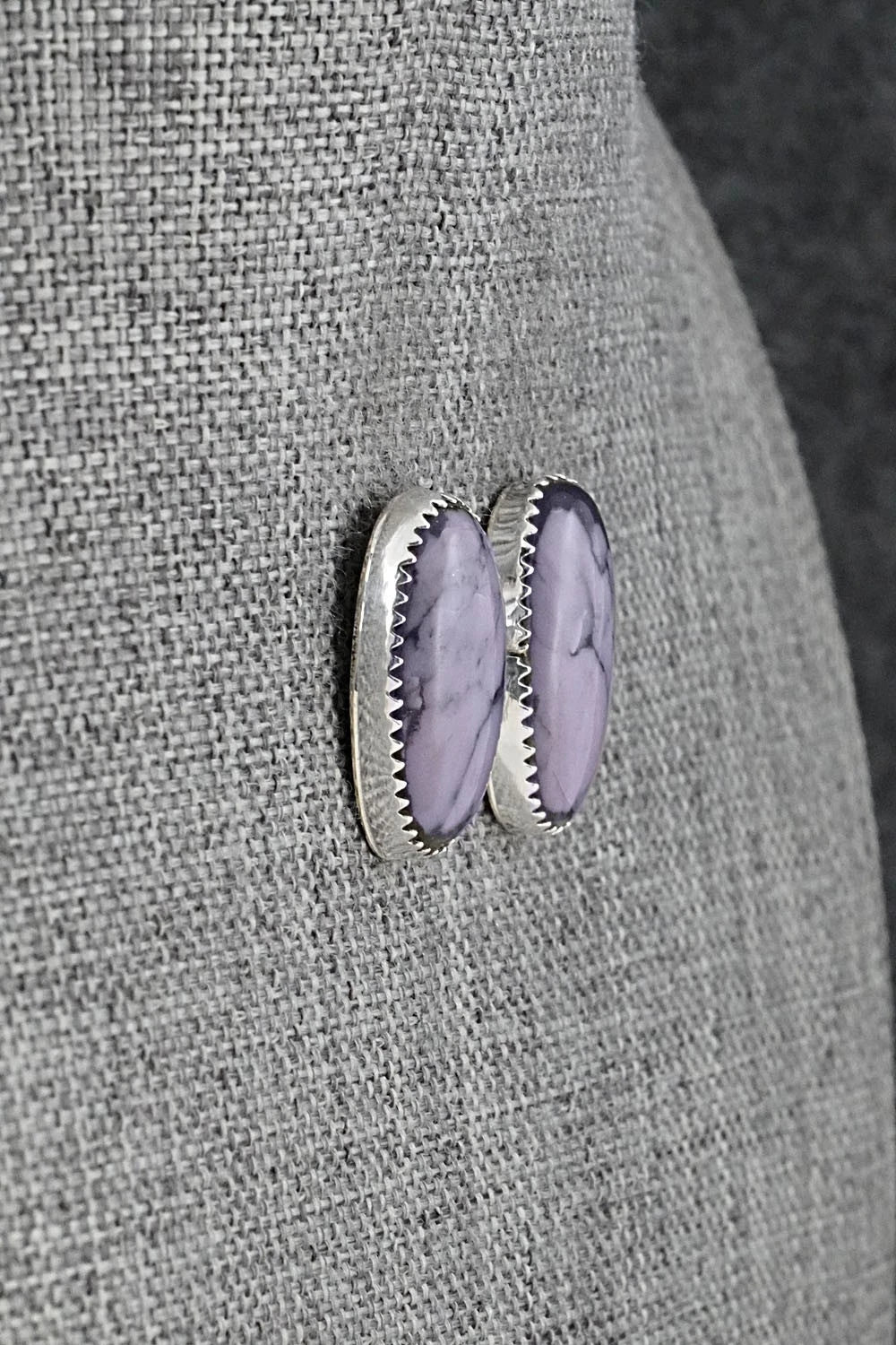 Morado & Sterling Silver Earrings - Murray Hannaweeka