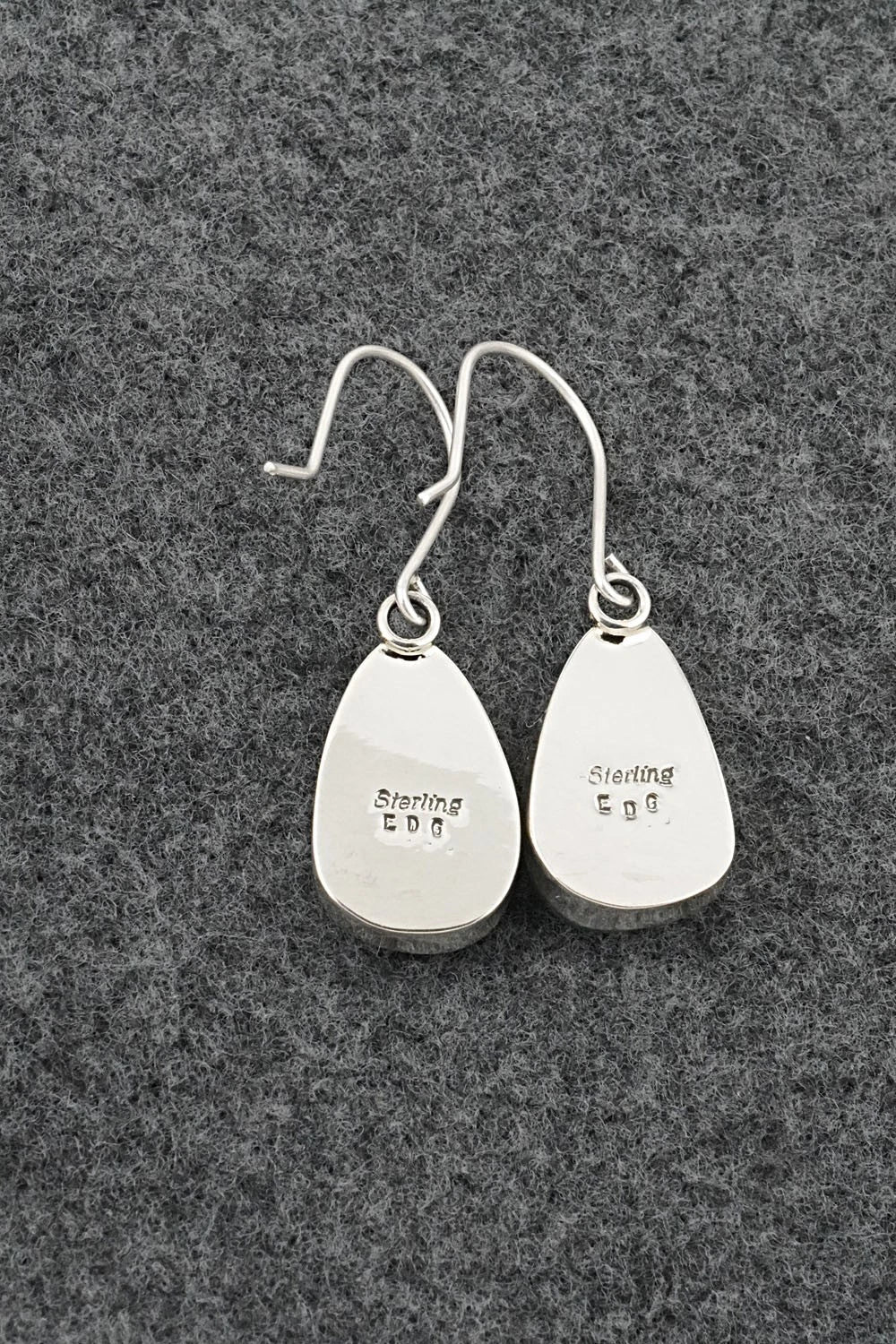 Turquoise & Sterling Silver Earrings - Eugene Gruber
