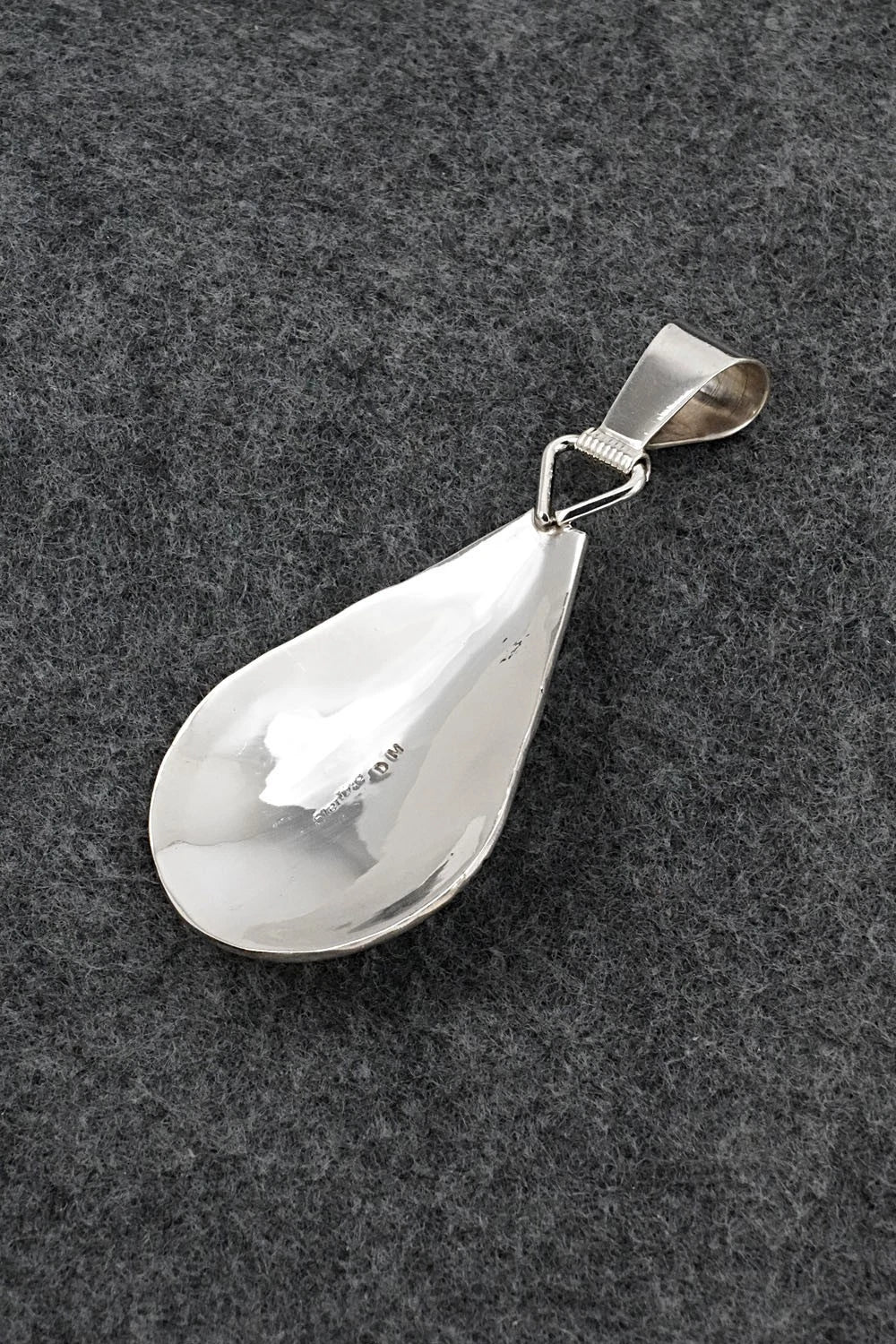 Turquoise & Sterling Silver Pendant - Darrell Morgan