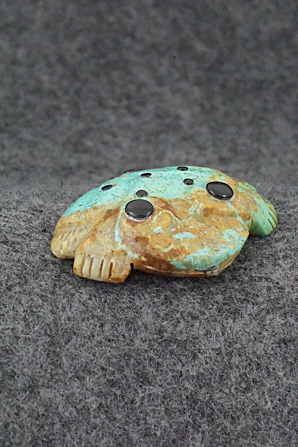 Frog Zuni Fetish Carving - Reynold Lunasee