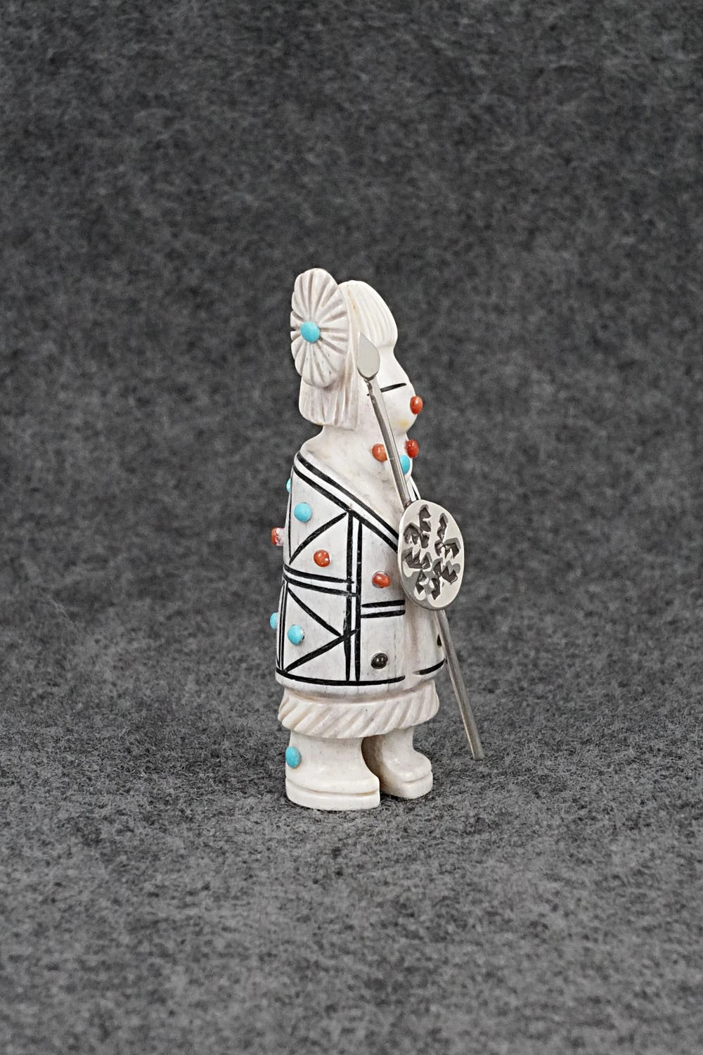 Warrior Zuni Fetish Carving - Claudia Peina