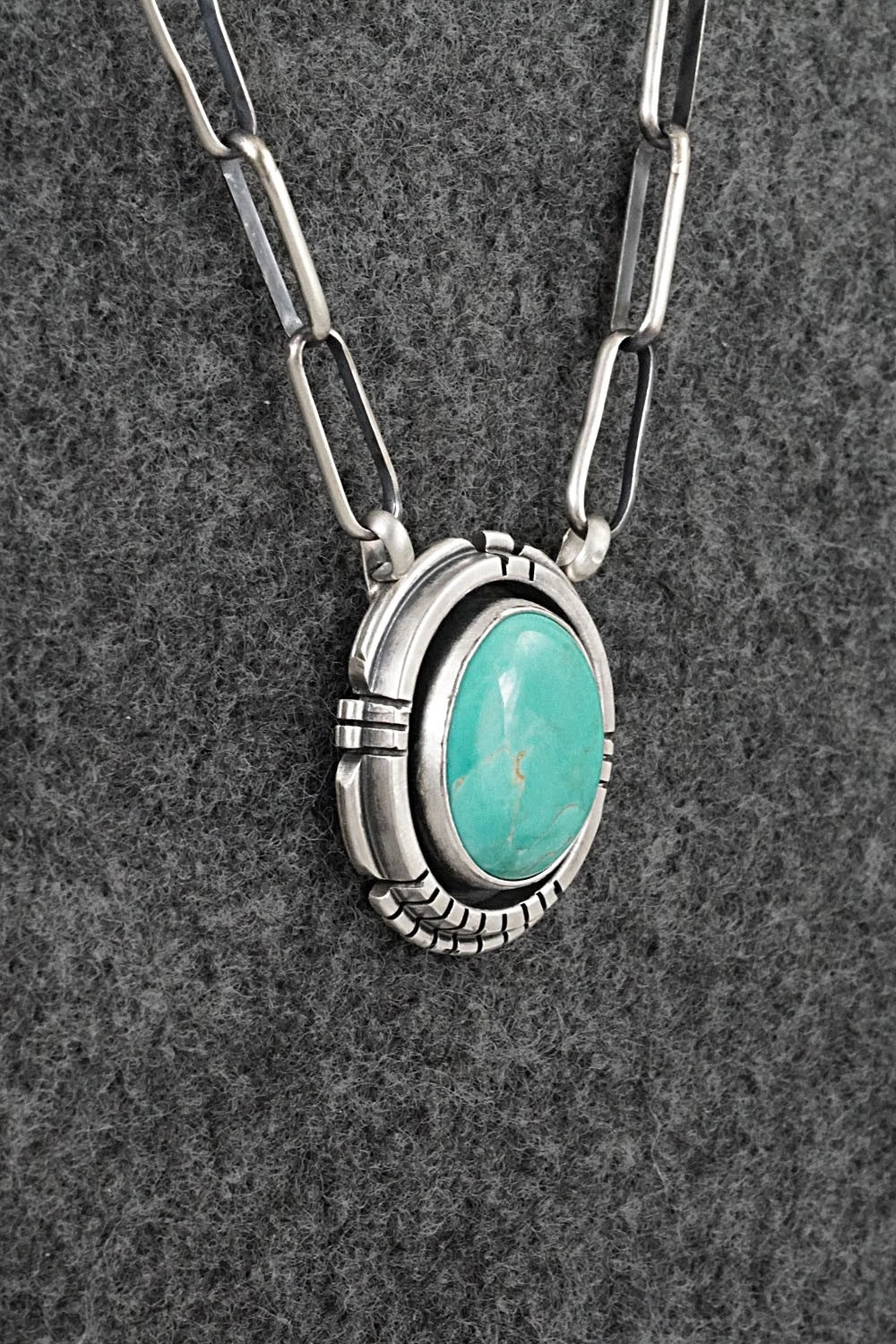Turquoise & Sterling Silver Necklace - Daniel Benally