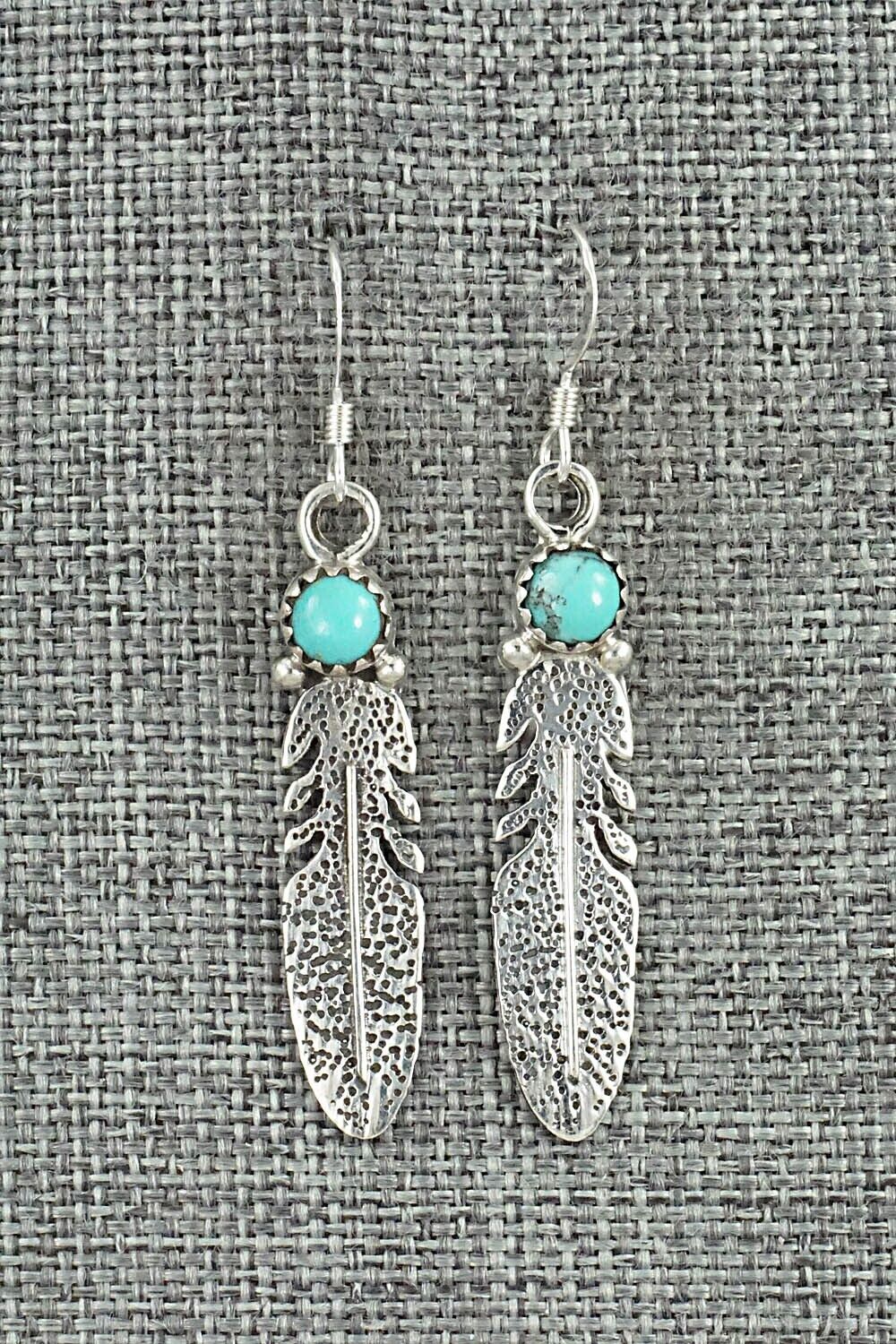 Turquoise & Sterling Silver Earrings - Sharon McCarthy