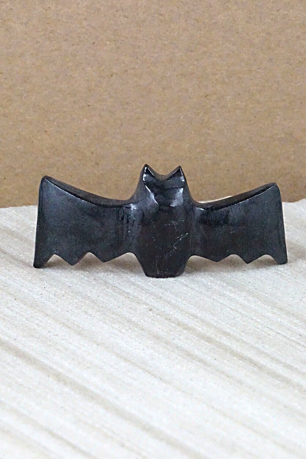 Bat Zuni Fetish Carving - Tim Lementino