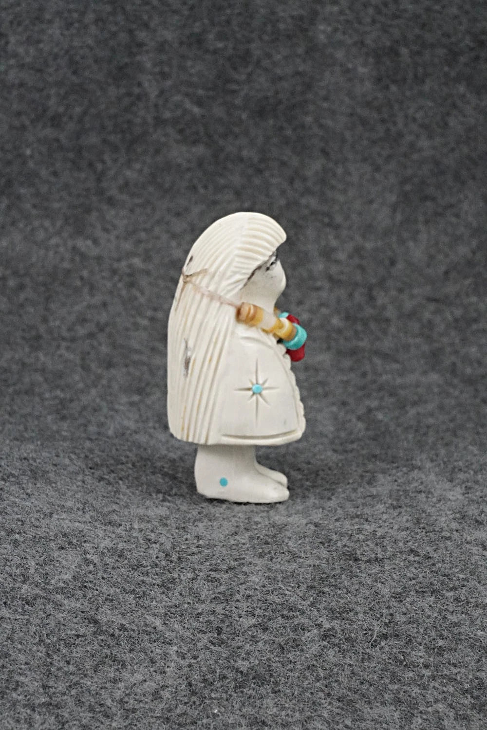 Corn Maiden Zuni Fetish Carving - Farlan & Paulette Quam