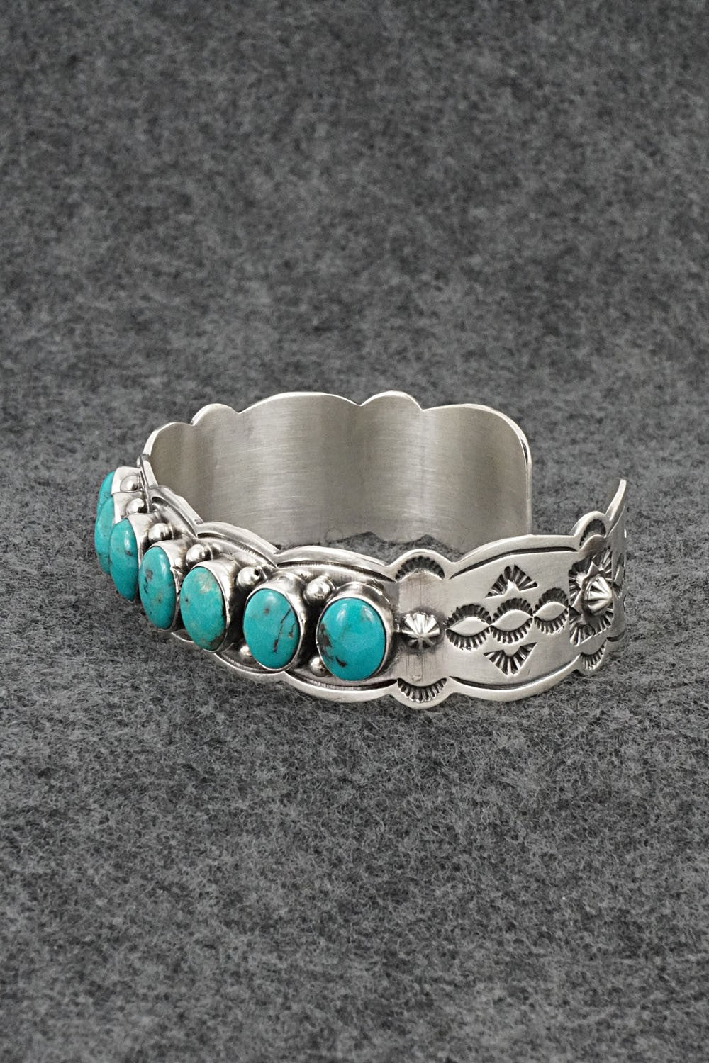Turquoise & Sterling Silver Bracelet - Thomas Yazzie