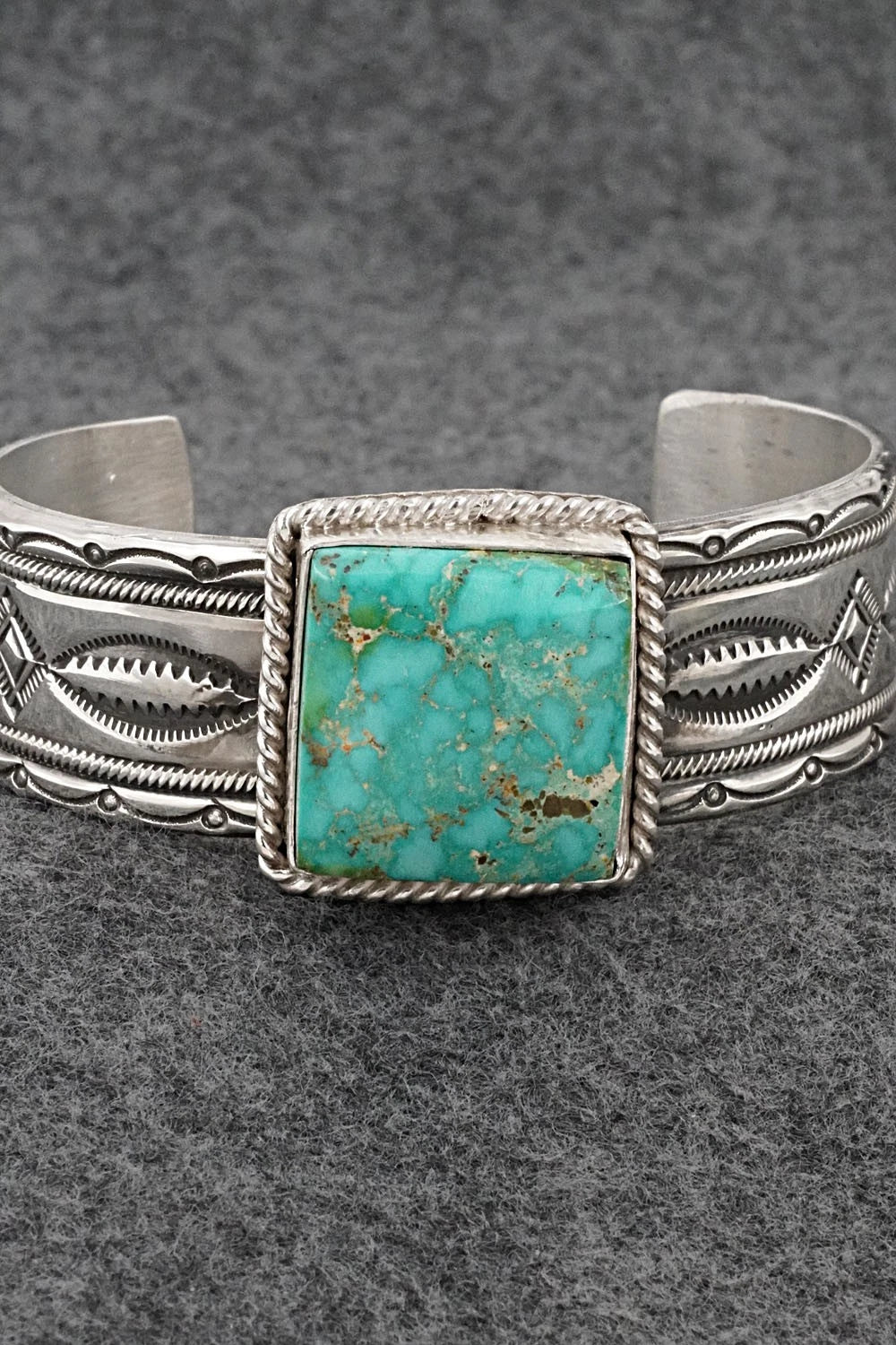 Turquoise & Sterling Silver Bracelet - Michael Calladitto