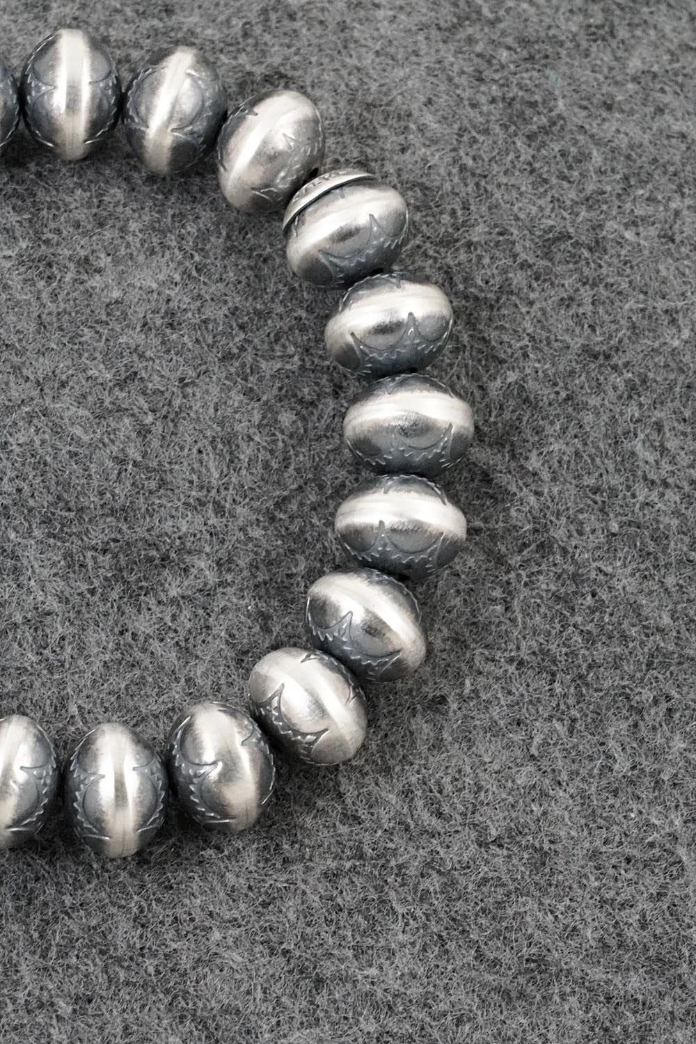 Sterling Silver Navajo Pearl Bracelet - Bryannen Halwood