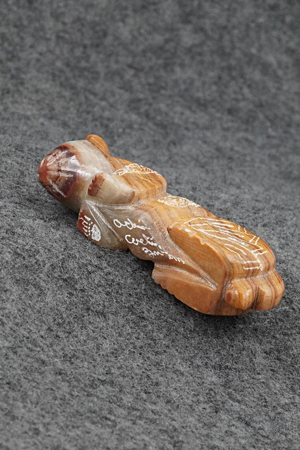 Mountain Lion Zuni Fetish Carving - Adrian Cachini