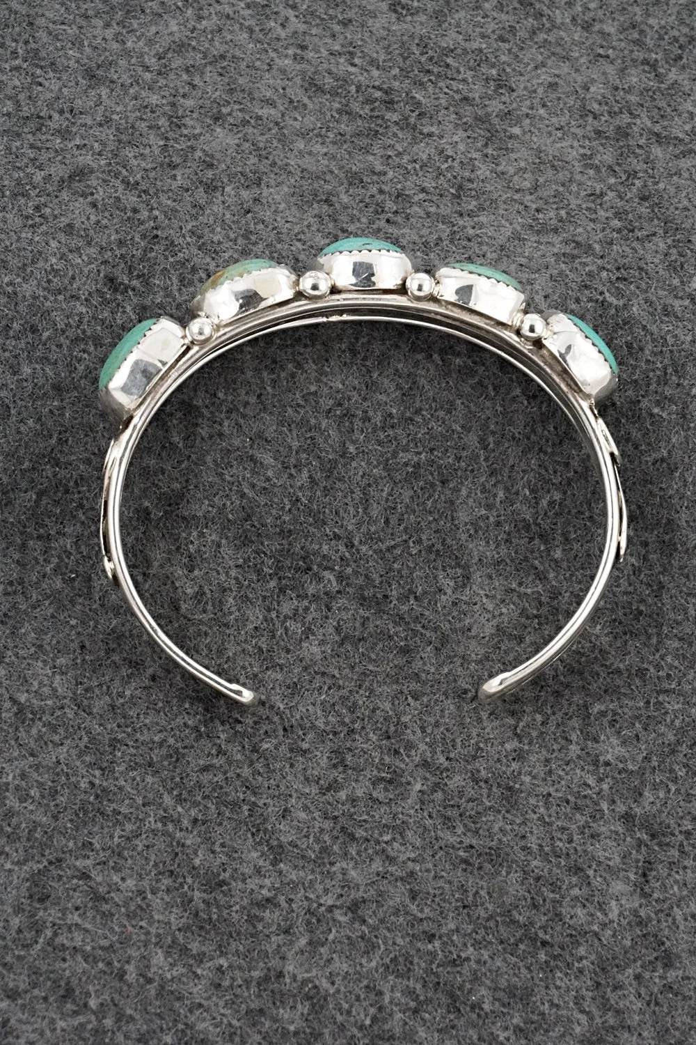 Turquoise & Sterling Silver Bracelet - Priscilla Reeder