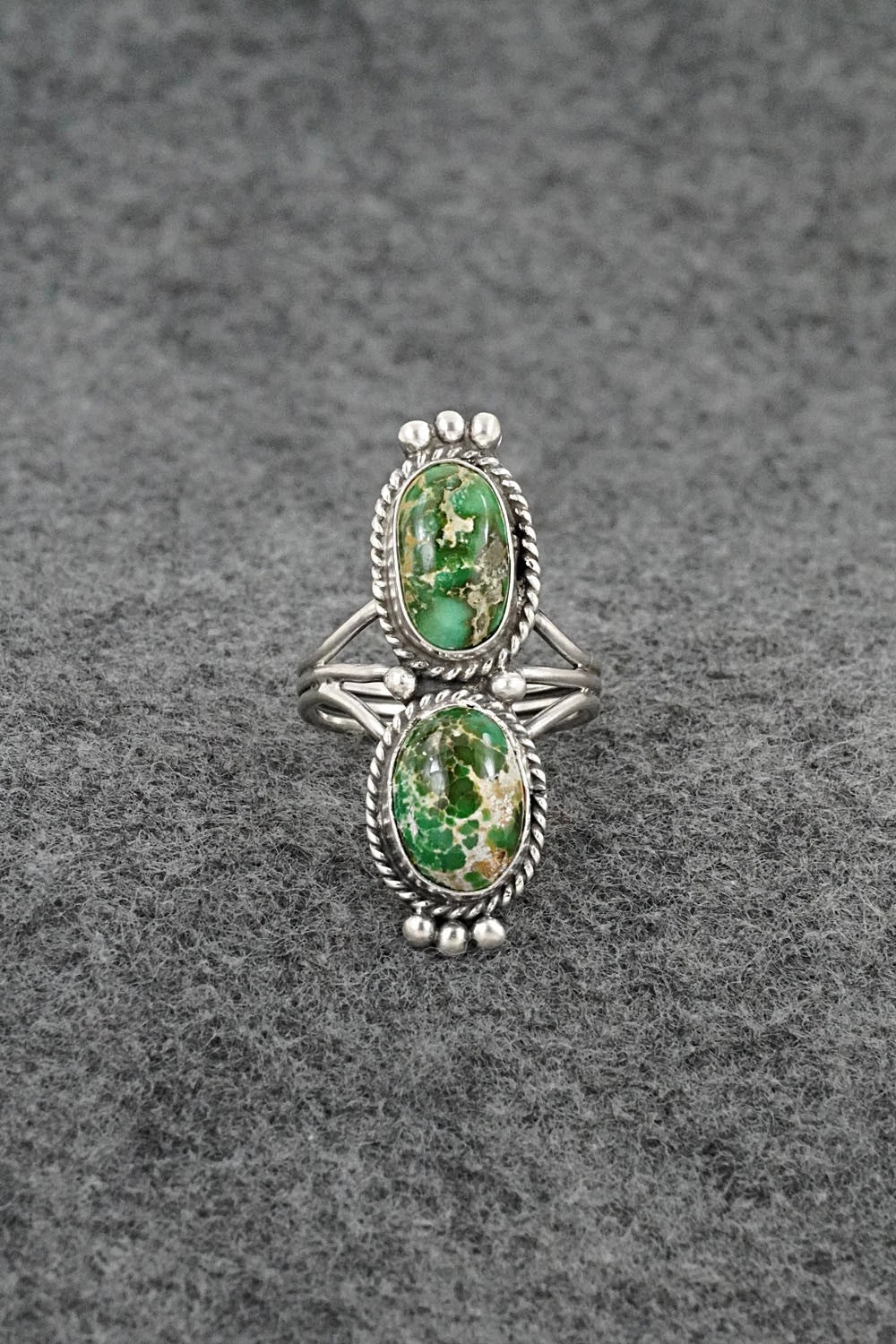 Turquoise & Sterling Silver Ring - Rena Begay - Size 7