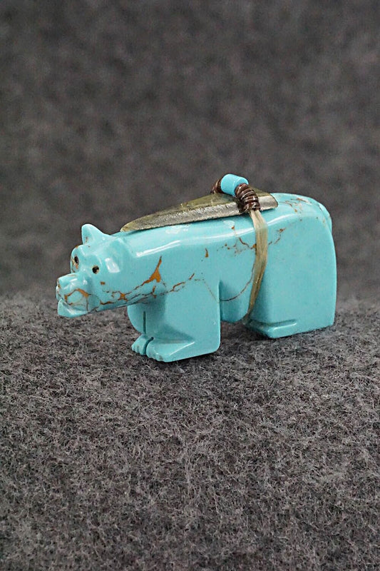 Bear Zuni Fetish Carving - Alex Tsethlikai