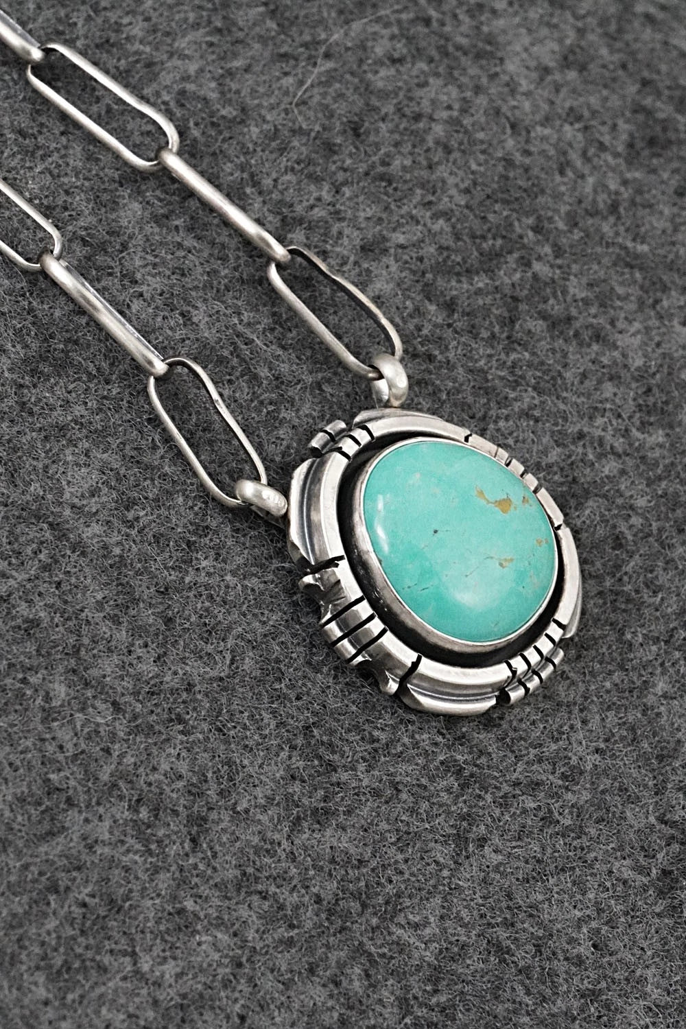 Turquoise & Sterling Silver Necklace - Daniel Benally