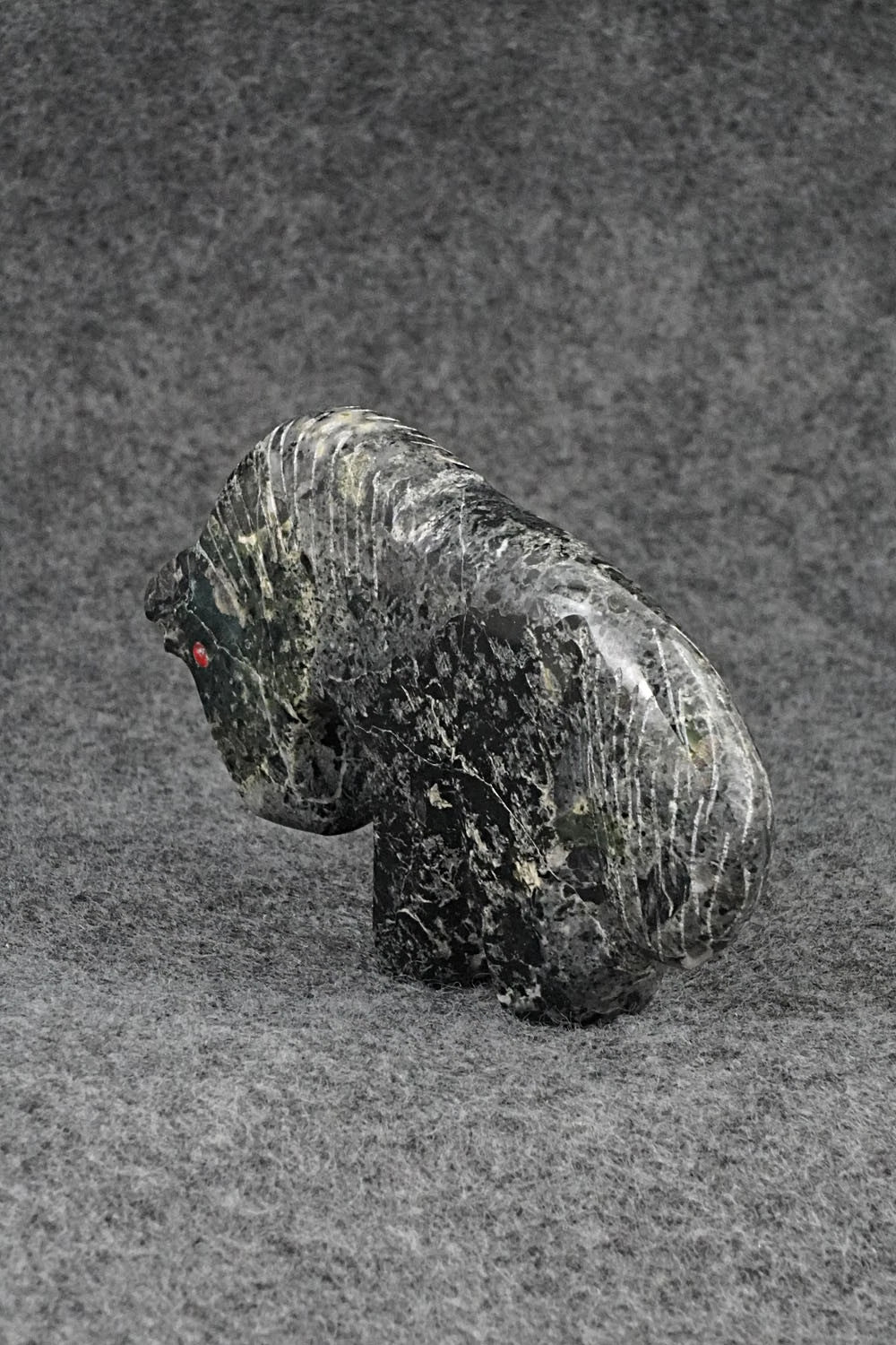 Horse Zuni Fetish Carving - Kenric Laiwakete