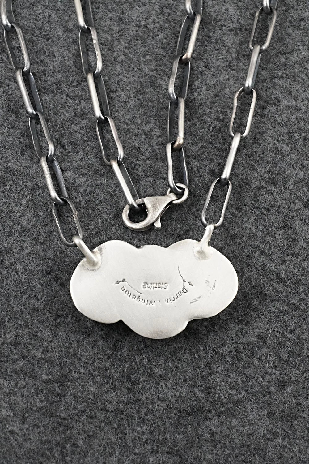 Turquoise & Sterling Silver Necklace - Darrin Livingston