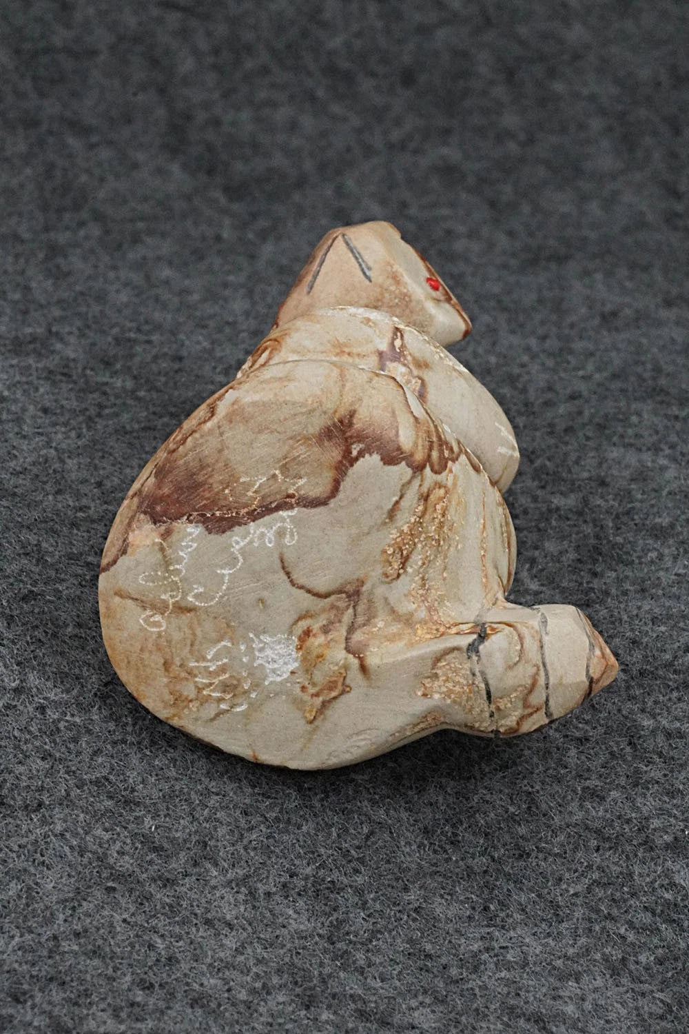 Rattlesnake Zuni Fetish Carving - Adrian Cachini