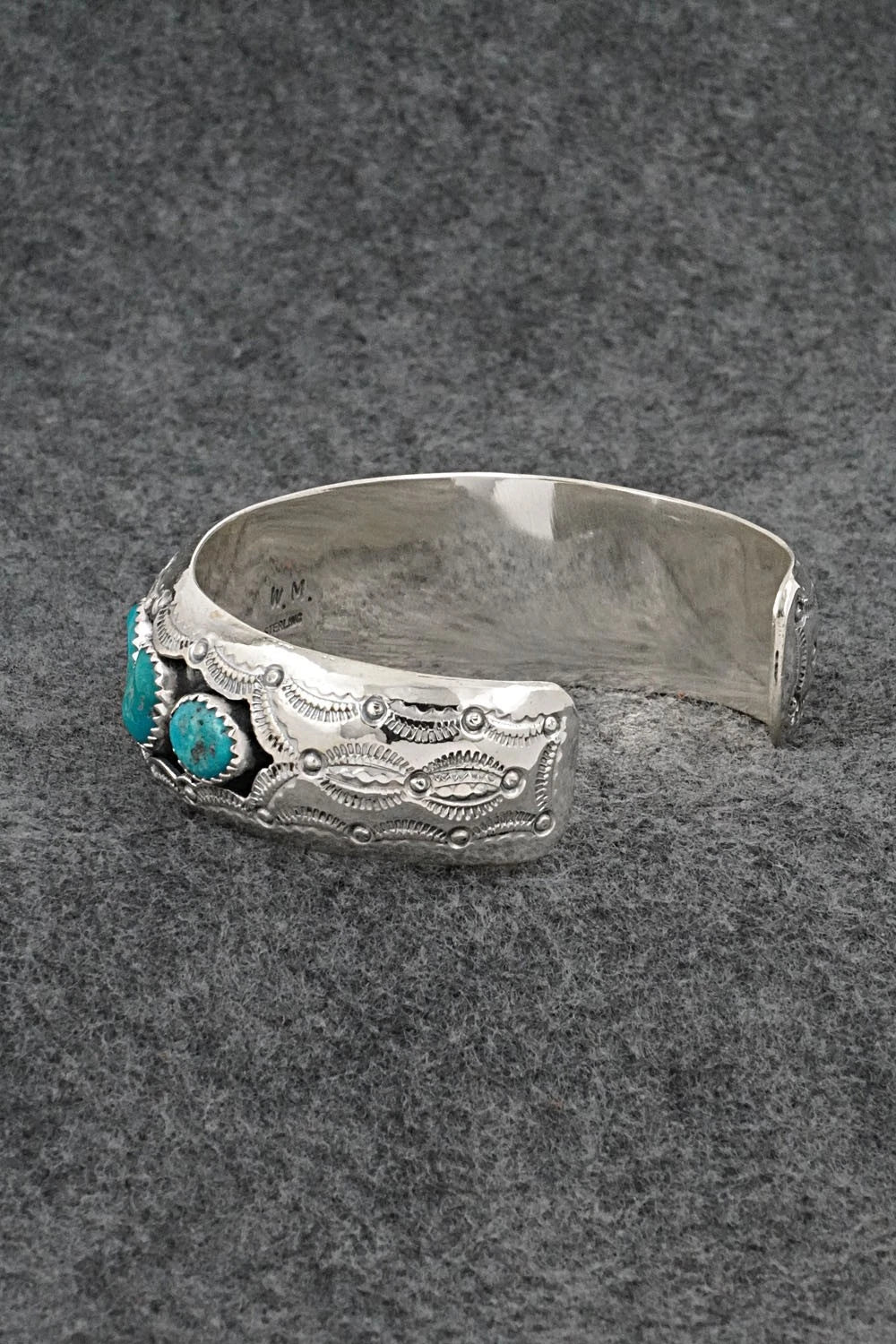 Turquoise & Sterling Silver Bracelet - Wilbert Muskett Sr.