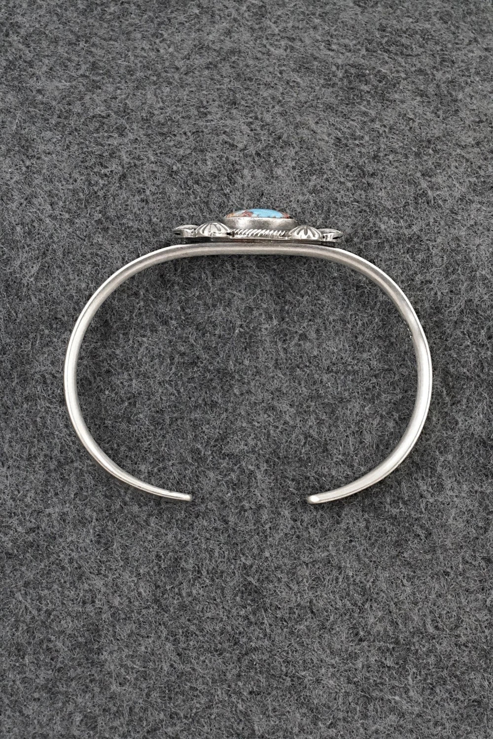 Turquoise & Sterling Silver Bracelet - Genevieve Francisco