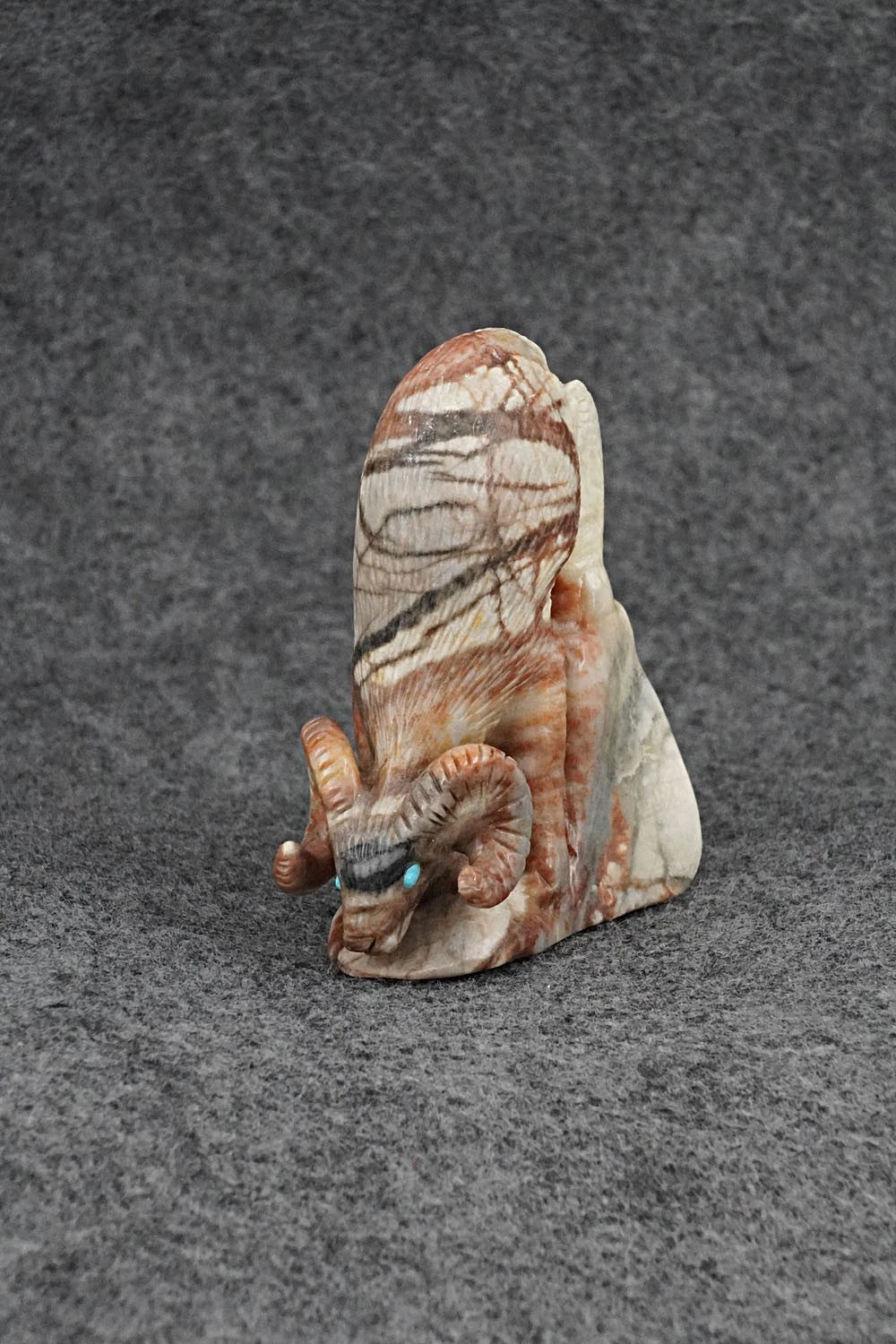 Ram Zuni Fetish Carving - Wilfred Cheama