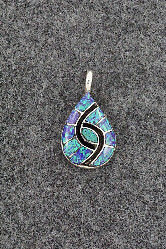 Opalite & Sterling Silver Pendant - Amy Wesley