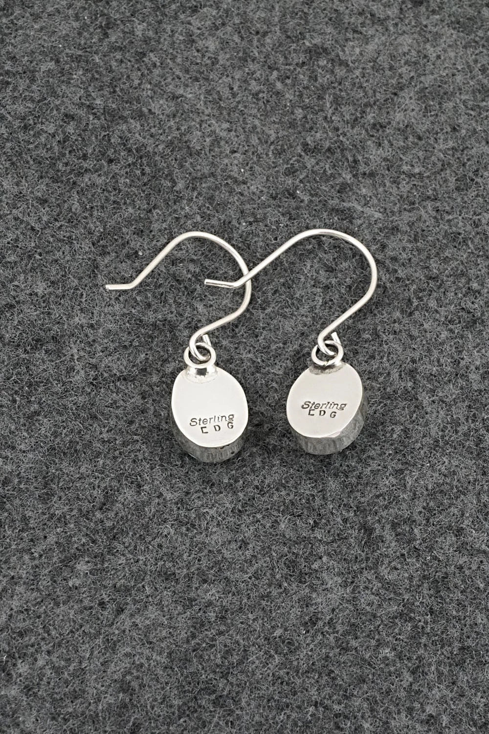 Turquoise & Sterling Silver Earrings - Eugene Gruber