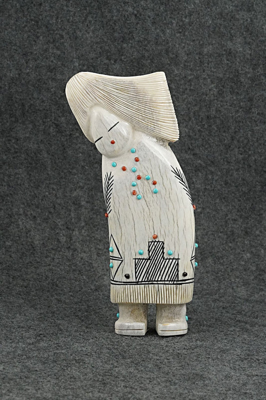 Corn Maiden Zuni Fetish Carving - Claudia Peina