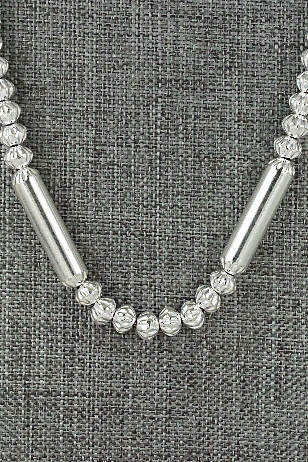 Sterling Silver Navajo Pearl Necklace - Tonisha Haley