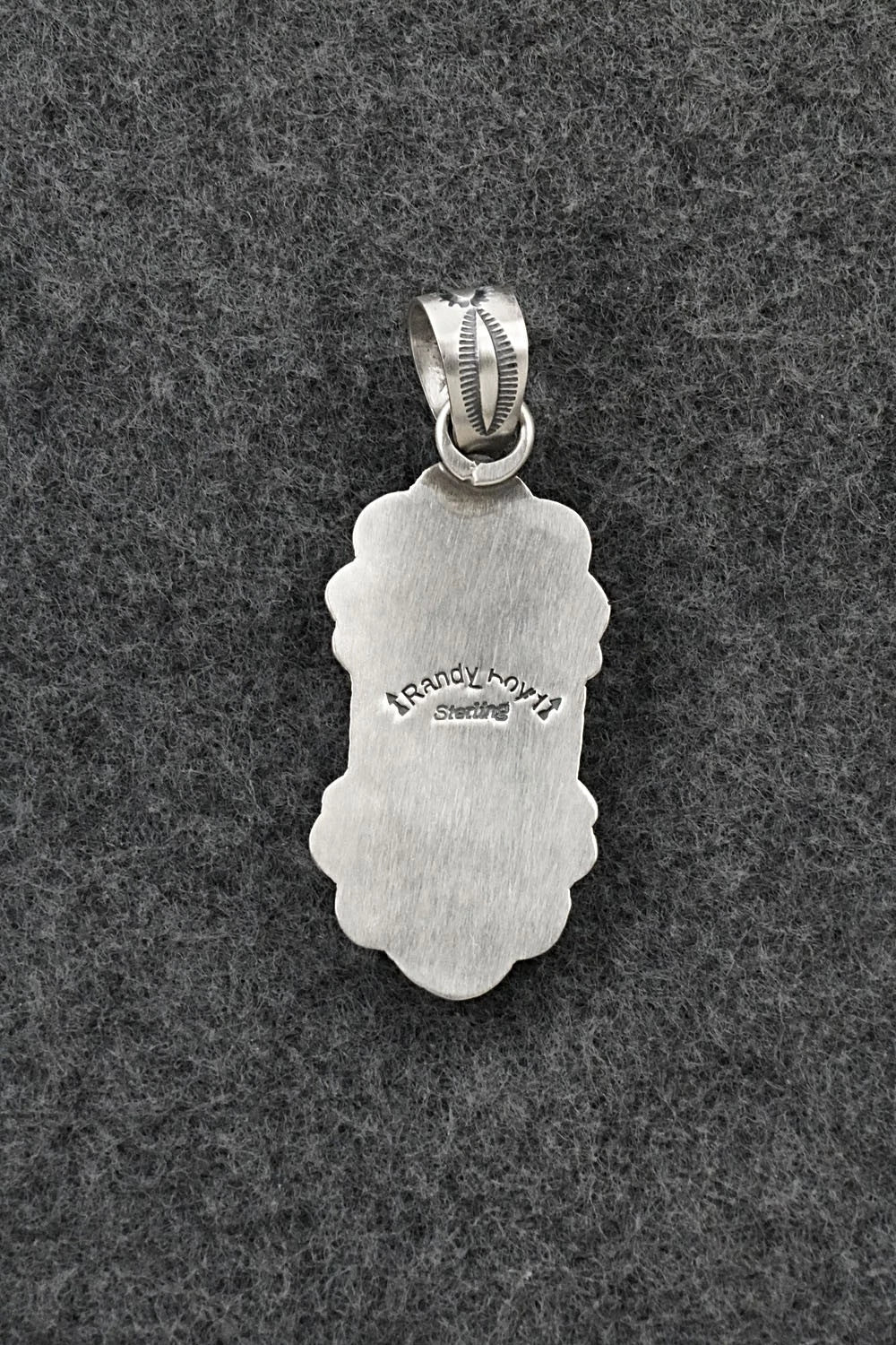Turquoise & Sterling Silver Pendant - Randy Boyd