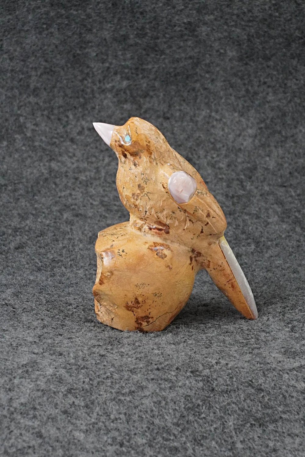 Bird Zuni Fetish Carving - Freddie Leekya