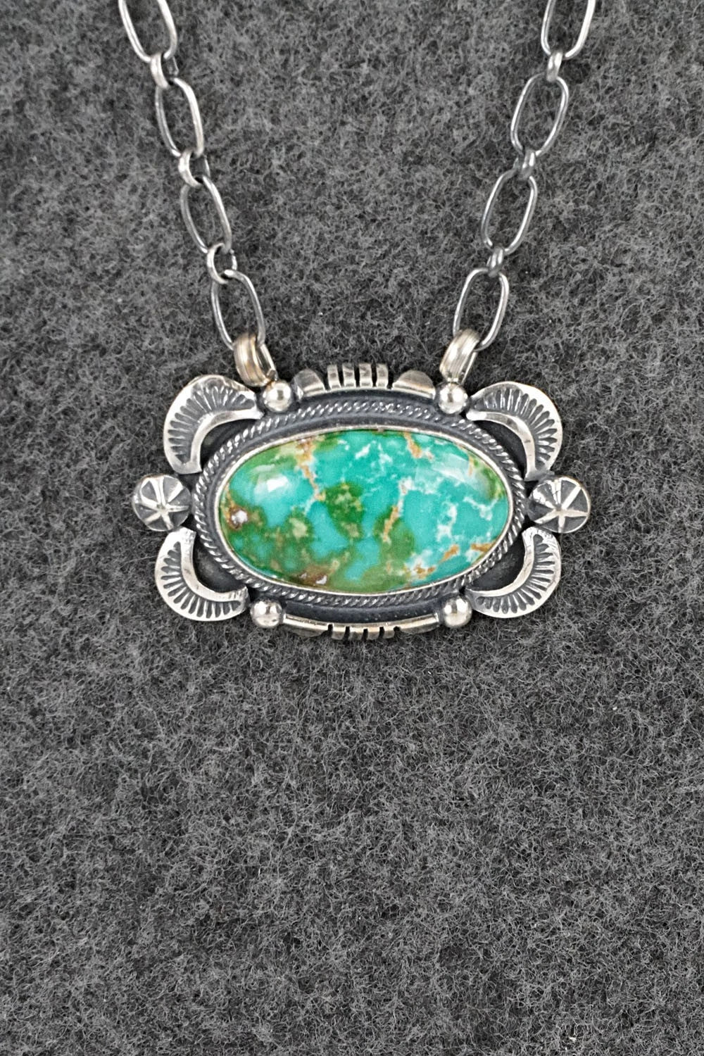 Turquoise & Sterling Silver Necklace - Daniel Benally
