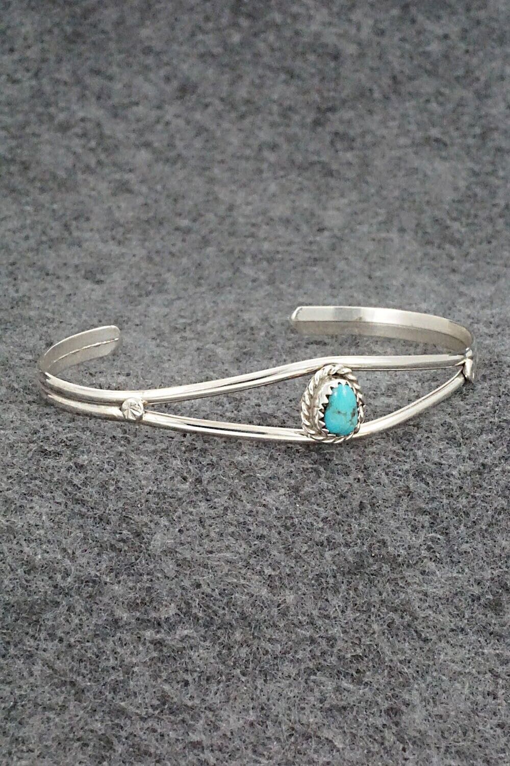 Turquoise & Sterling Silver Bracelet - Elton Cadman