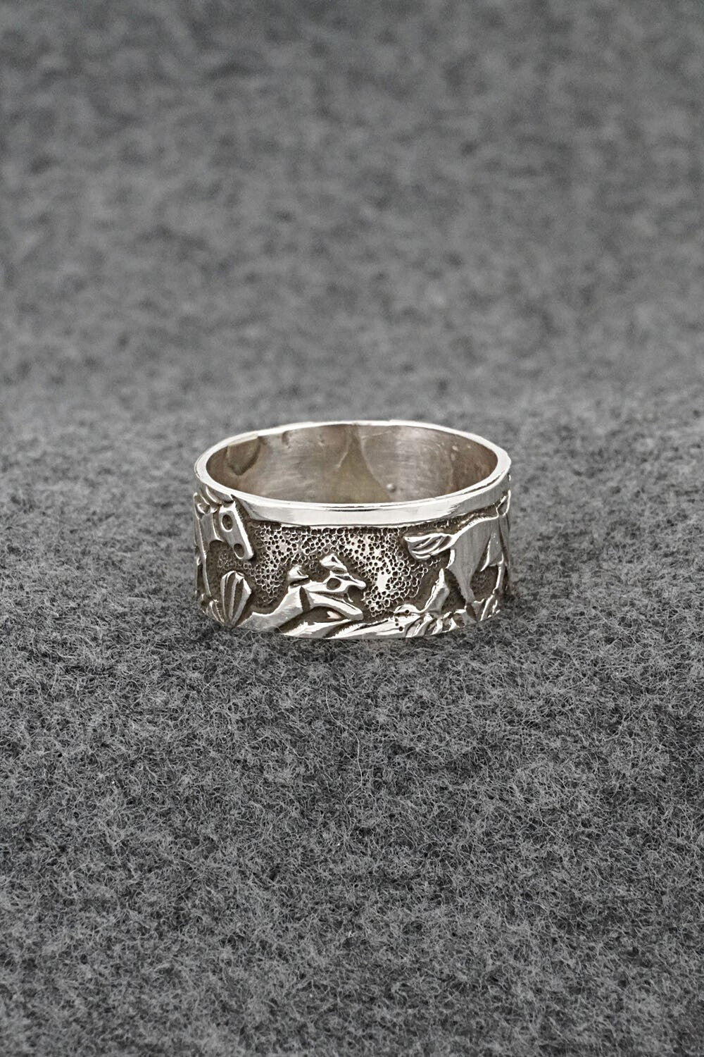 Sterling Silver Ring - Lloyd Becenti - Size 11.5