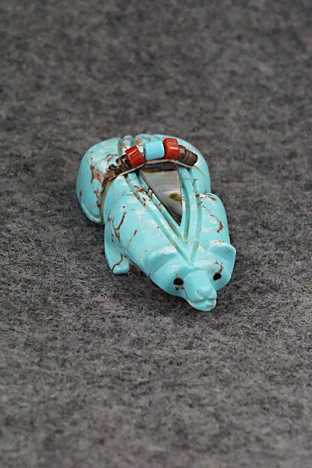 Badger Zuni Fetish Carving - Alex Tsethlikai