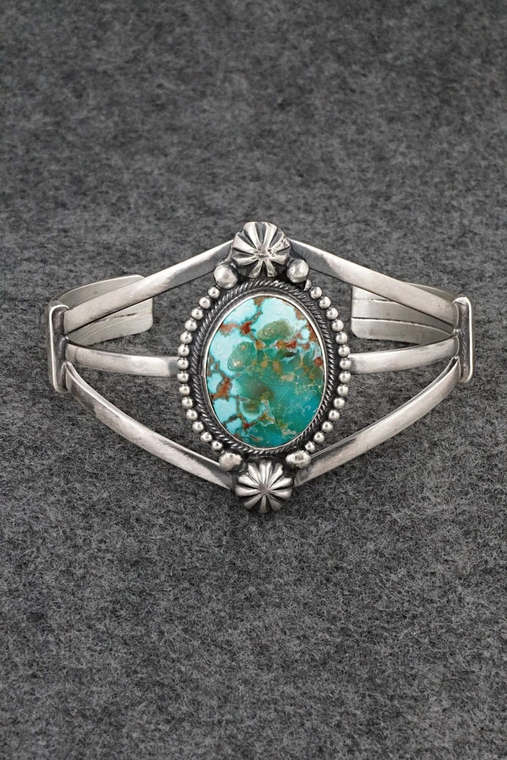 Turquoise & Sterling Silver Bracelet - Darrin Livingston