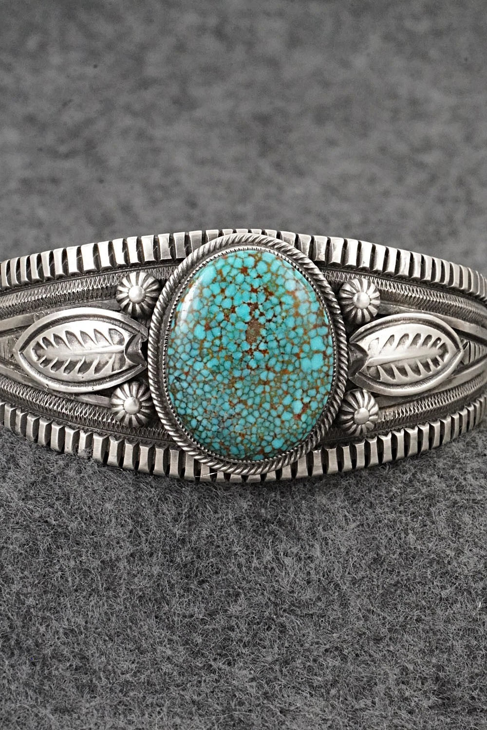 Turquoise & Sterling Silver Bracelet - Calvin Martinez