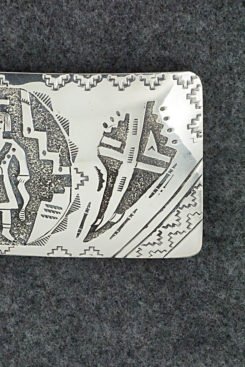 Sterling Silver Belt Buckle - Raymond Begay