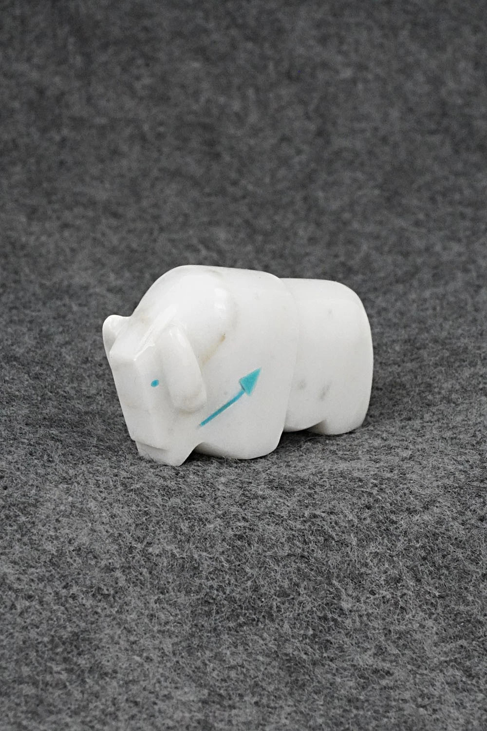 Buffalo Zuni Fetish Carving - Clayton Panteah