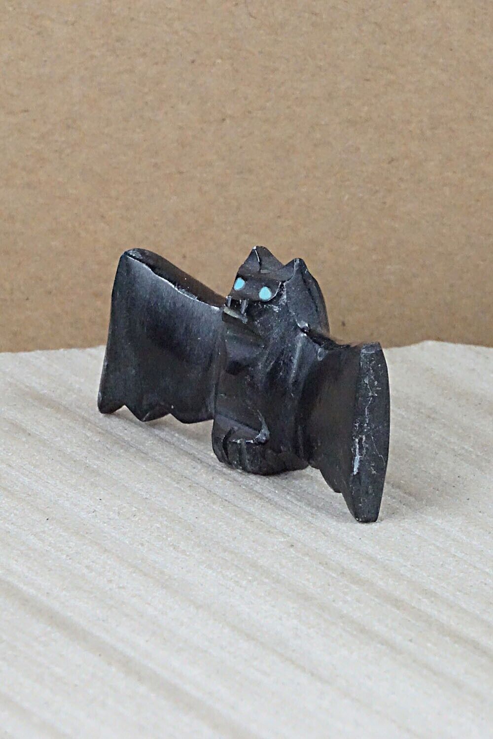 Bat Zuni Fetish Carving - Tim Lementino