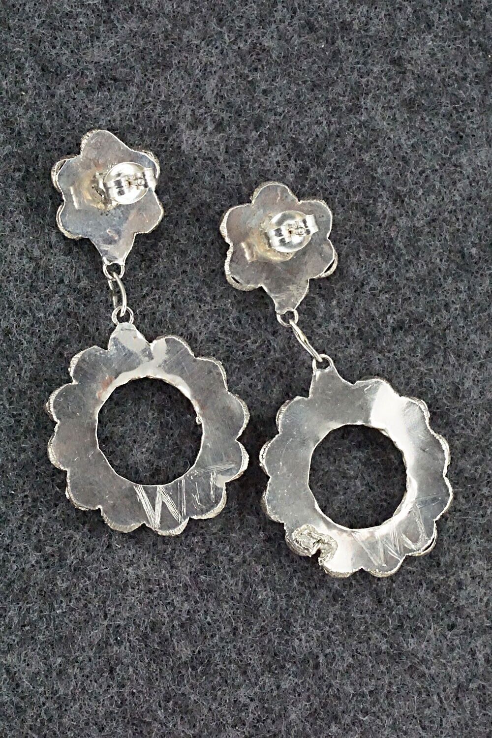 Turquoise & Sterling Silver Earrings - Waylon Johnson